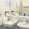 Fürdőszoba a Club Tihany szállodában - wellness hotel közvetlenül a Balaton partján