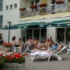 Hotel Nagyerdő terasza Debreceni a Nagyerdő és a híres fürdő közelében